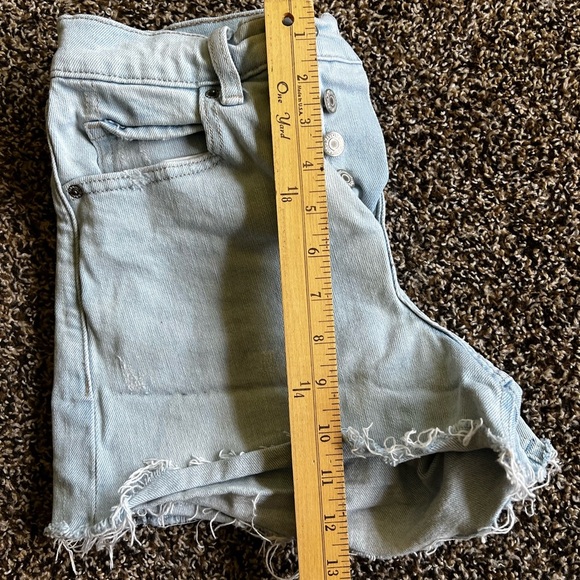 Light Blue Denim Women's Shorts - Picture 6 of 6